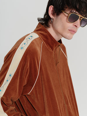 Sunset Velour Track Jacket