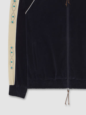 Sunset Velour Track Jacket