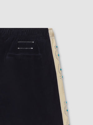 Sunset Velour Track Short