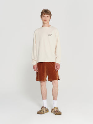 Sunset Velour Track Short