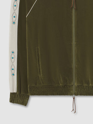 Sunset Velour Track Jacket