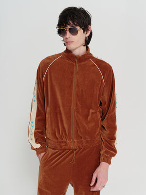 Sunset Velour Track Jacket