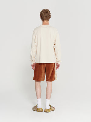 Sunset Velour Track Short