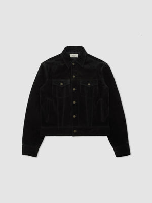 Suede Trucker Jacket