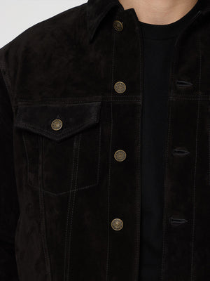 Suede Trucker Jacket