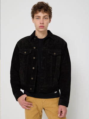 Suede Trucker Jacket