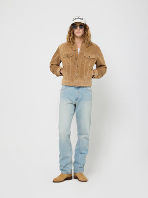 Suede Trucker Jacket