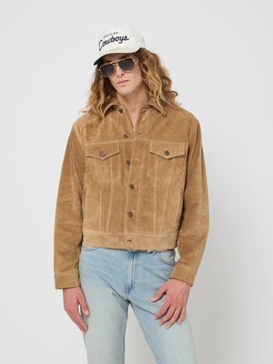 Suede Trucker Jacket