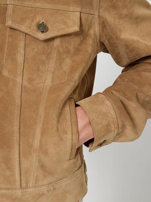 Suede Trucker Jacket