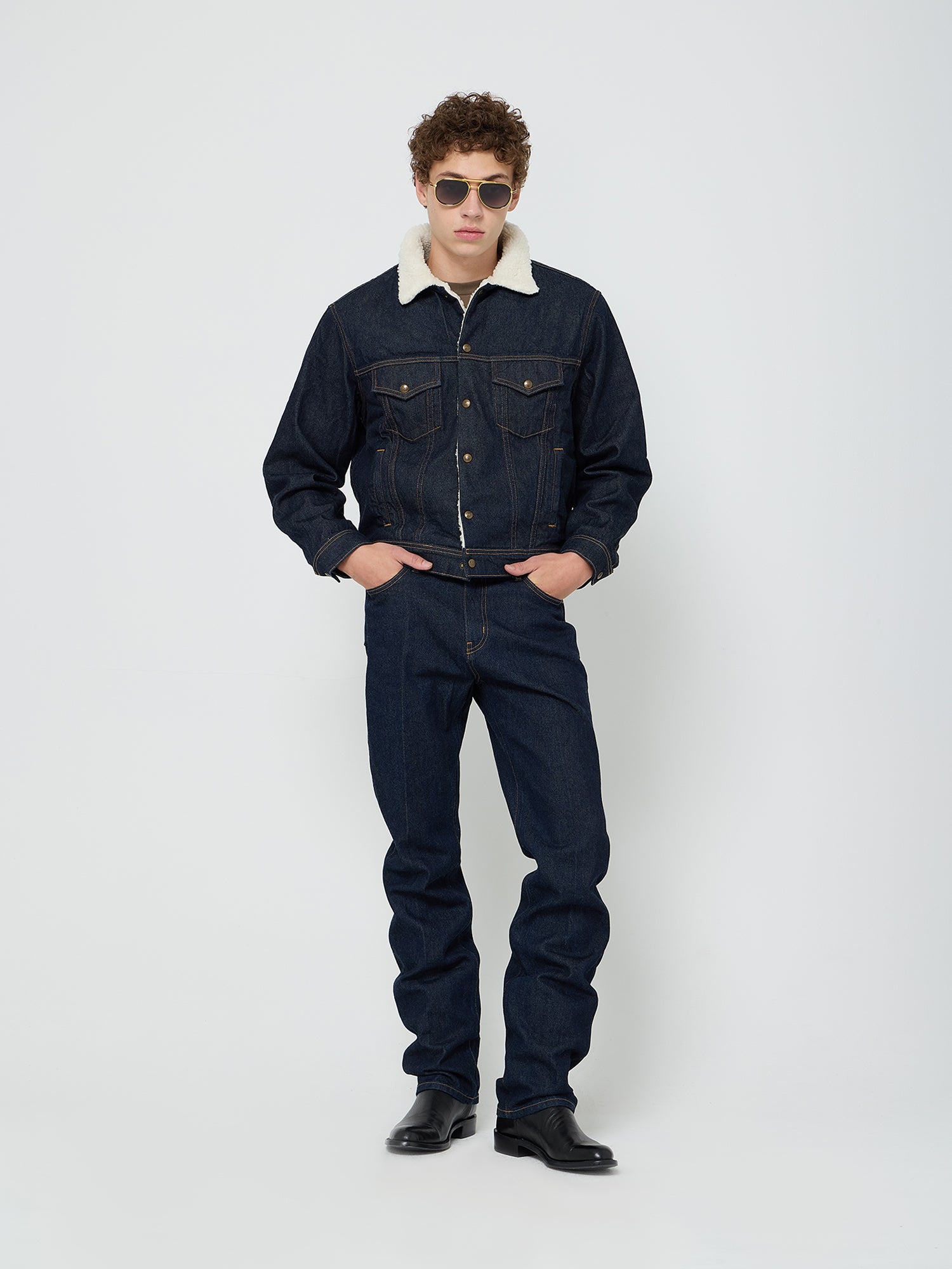Homestead Sherpa Denim Jacket – Austin Post