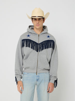 Austin Post x Dallas Cowboys Fringed Full-Zip