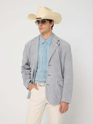 Austin Post x Dallas Cowboys Suede Western Blazer