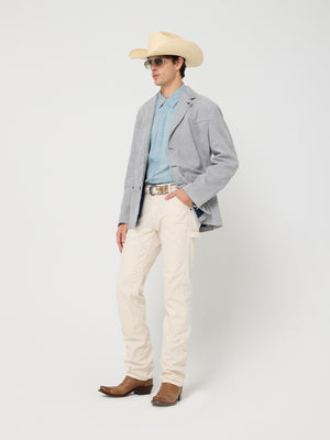Austin Post x Dallas Cowboys Suede Western Blazer