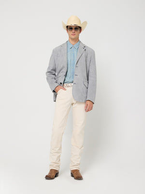 Austin Post x Dallas Cowboys Suede Western Blazer