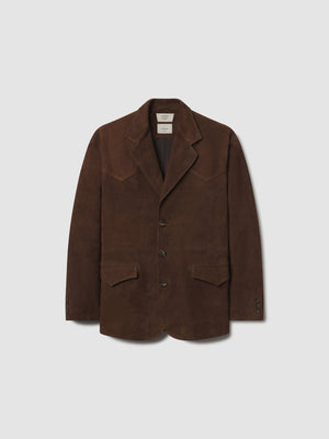 Suede Western Blazer