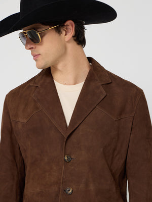 Suede Western Blazer