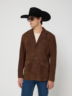 Suede Western Blazer
