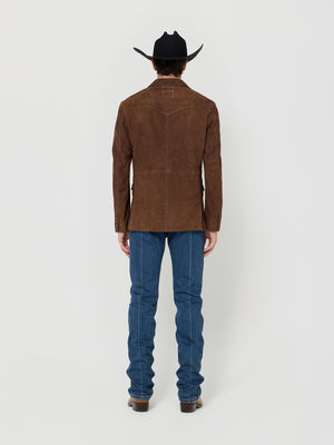 Suede Western Blazer