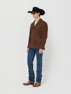 Suede Western Blazer