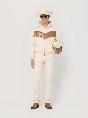 Fringed Full-Zip