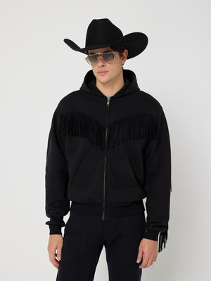 Fringed Full-Zip