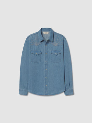 Studded Daybreak Denim Shirt