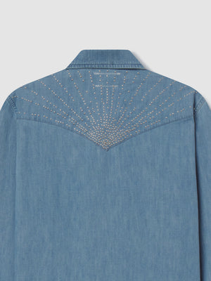 Studded Daybreak Denim Shirt