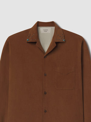 Studded Sundown Corduroy Shirt