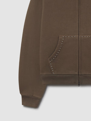 Studded Rodeo Fleece Full-Zip