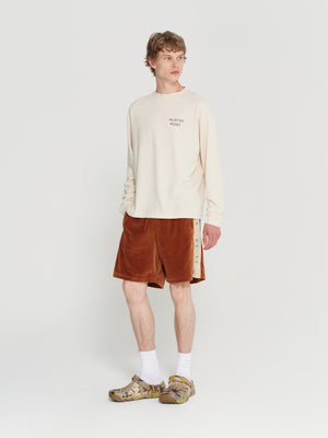 Sunset Velour Track Short