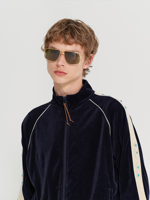 Sunset Velour Track Jacket