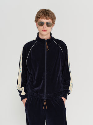 Sunset Velour Track Jacket