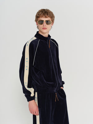 Sunset Velour Track Jacket